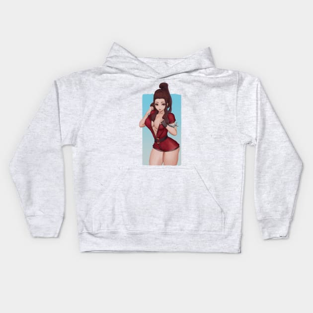 Brigitte Kids Hoodie by asteltainn